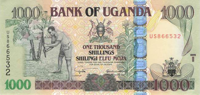 Uganda 1000 Shilling 2005